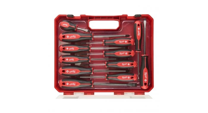 Milwaukee 4932472003 - Set de tournevis (12pcs) dans coffret - PZ/PH/C 3 Milwaukee 4932472003 - Set de tournevis (12pcs) dans coffret - PZ/PH/C