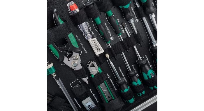 Brüder Mannesmann 29077 - Boîte à outils (159pcs) dans mallette 7 Brüder Mannesmann 29077 - Boîte à outils (159pcs) dans mallette – Image 5