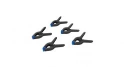 Silverline 250136 Pinces à ressort, 5 pcs - Longueur 65 mm / Mâchoire 30 mm