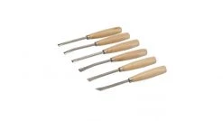 Silverline 250234 Ciseaux à bois de ciseleur, 6 pcs - 6 pcs