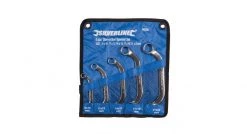 Silverline 945235 Trousse de 5 clés plates courbées - 8 - 22 mm