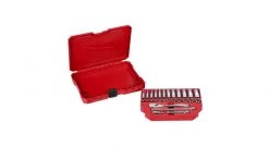 Milwaukee 4932464943 28-pcs Clé à cliquet set - métrique - 1/4"