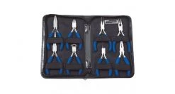 Brüder Mannesmann 10808 Jeu de mini-pinces de 8 pièces dans un étui