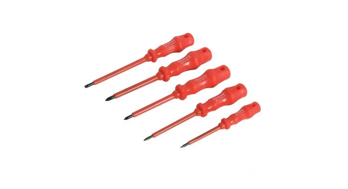 Silverline 598497 Tournevis isolés, 5 pcs - 5 pcs 3 Silverline 598497 Tournevis isolés, 5 pcs - 5 pcs