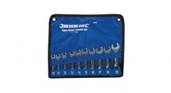 Silverline 630063 Clés mixtes courtes, 10 pcs - 10 - 19 mm