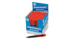 Silverline 868579 Cutters à lame sécable 9 mm, présentoir 48 pcs - 48 pcs