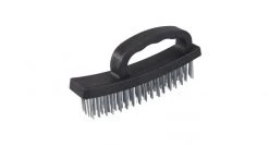 Silverline 250554 Brosse métallique à poignée en D - 4 rangs