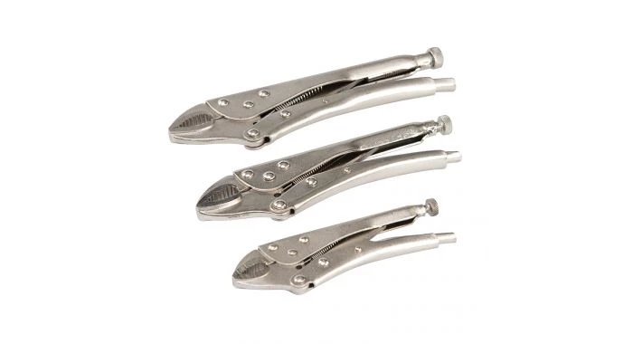 Silverline PL109 Pinces autobloquantes, 3 pcs - 3 pcs 3 Silverline PL109 Pinces autobloquantes, 3 pcs - 3 pcs