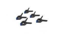 Silverline 250143 Pinces à ressort, 5 pcs - Longueur 110 mm / Mâchoire 50 mm